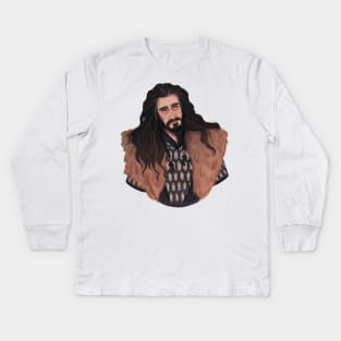 Thorin Oakenshield Kids Long Sleeve T-Shirt